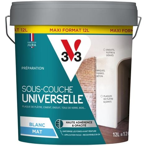 Sous-couche intérieure Universelle V33 Blanc Mat 12L