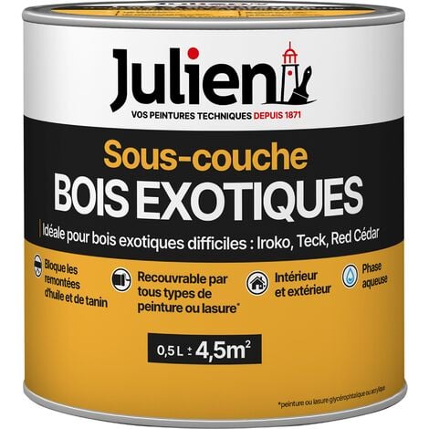 Sous-Couche Pour Bois Exotiques Et Résineux - aspect Satiné 0,5L - Julien