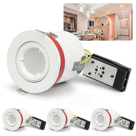 Spot BBC Orientable diametre 100mm avec douille GU10 automatique ref. 8025