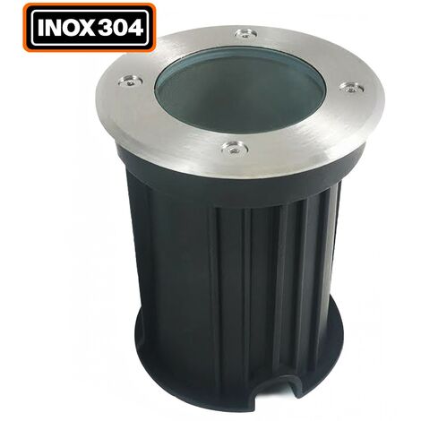 Spot Encastrable de Sol Rond Inox 304 Exterieur IP65 GU10