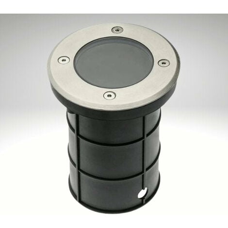Spot encastrable inox ALFA11 - 230V - Ø 11 cm - Douille GU10  - Sans câble