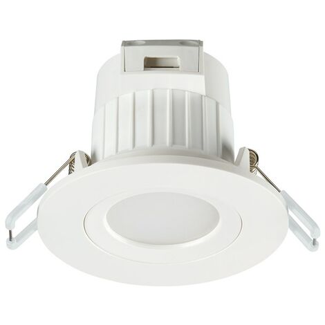 SPOT ENCASTRE ORIENTABLE LED BLANC CHAUD 3000K IP20 5W - BLANC - SYLVANIA