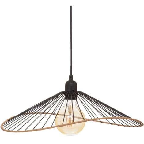 Suspension Alara métal noir D45cm - Atmosphera créateur d'intérieur
