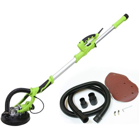 Varan Motors - L225-A Ponceuse à bras girafe 710w avec rallonge jusqu'à 1.8m pour plâtre et plaque de plâtre