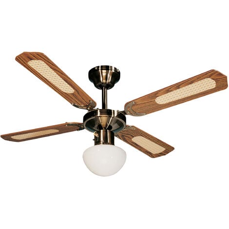 Ventilateur de plafond BALI Bois 50W Ø107cm