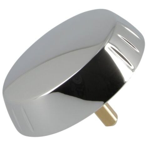 Volant ABS chromé avec axe métal pour vidage baignoire NICOLL